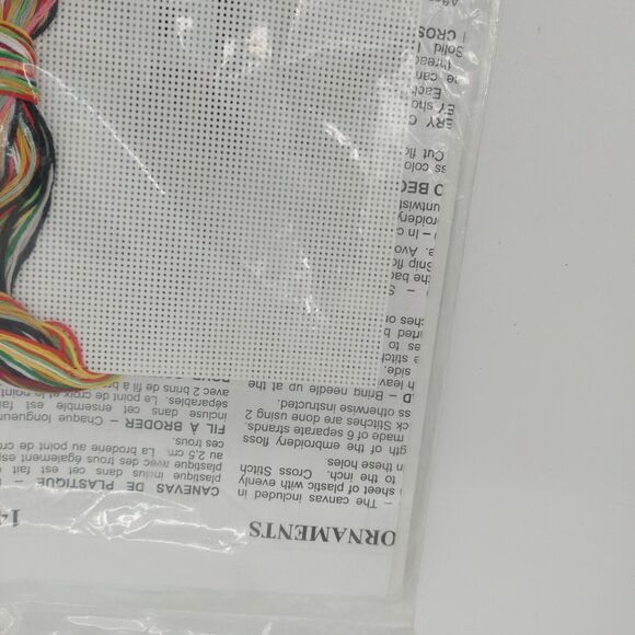 Design Works Plastic Canvas 6 Ornament Kit Opened Package 14 Ct Snowman Holiday - Picture 11 of 11